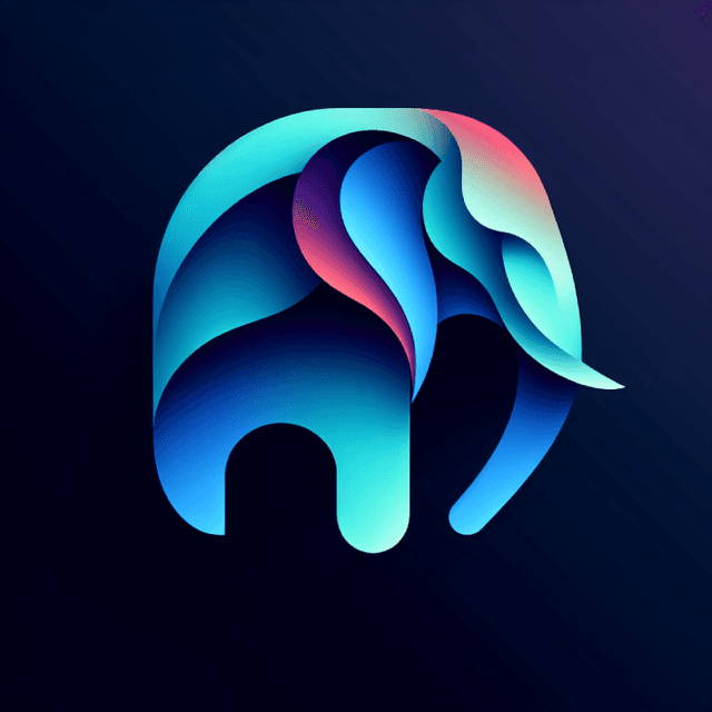 Icon in modern gradient style